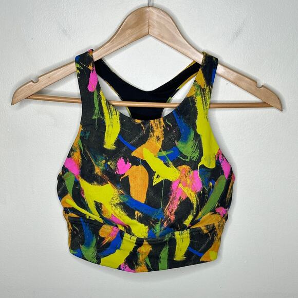 LULULEMON Wunder Train Longline Bra Medium Support C/D Cup Undertone Black Sz 8 - Picture 3 of 6